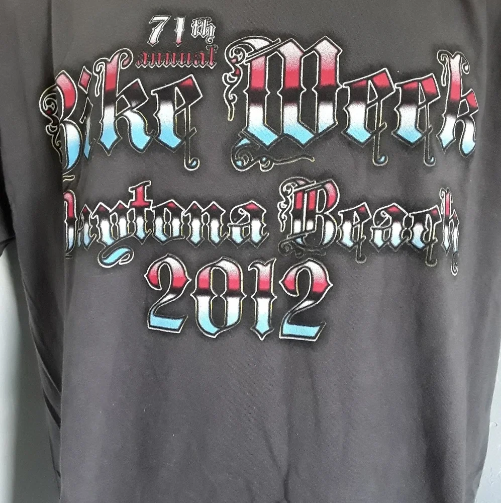 The North face men t- shirt graphic cotton blend gray size XL